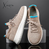 Xajzpa - Men Casual Sneakers High Quality Male Breathable Fashion Gym Light Walking Shoes Plus Size