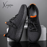 Xajzpa - Men Casual Sneakers High Quality Male Breathable Fashion Gym Light Walking Shoes Plus Size