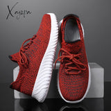 Xajzpa - Men Casual Sneakers High Quality Male Breathable Fashion Gym Light Walking Shoes Plus Size