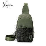 Xajzpa - Men Cross Body Shoulder Backpack Sling Chest Bag Outdoor Sports Travel Waterproof Nylon