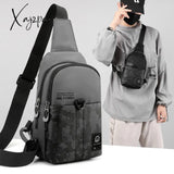 Xajzpa - Men Cross Body Shoulder Backpack Sling Chest Bag Outdoor Sports Travel Waterproof Nylon