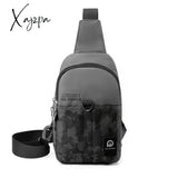 Xajzpa - Men Cross Body Shoulder Backpack Sling Chest Bag Outdoor Sports Travel Waterproof Nylon