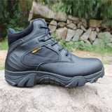 Xajzpa - Men Desert Tactical Military Boots Mens Work Safty Shoes Special Force Waterproof Army