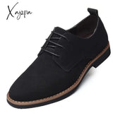 Xajzpa - Men Dress Shoes Fashion Oxford Leather Comfortable Formal For Sneakers Male Flat Footwear