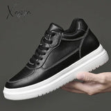 Xajzpa - Men Elevator Shoes Heightening Height Increase Insoles 6-8Cm Man Sneakers Increasing