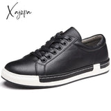 Xajzpa - Men Leather Casual Shoes Sneakers Autumn Brand Mens Suede Comfortable Flat Male Footwear