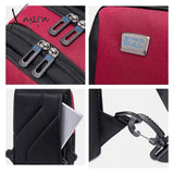 Xajzpa - Men Multifunction Chest Bag Fashion Shoulder Business Travel Messenger Pack Waterproof