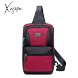 Xajzpa - Men Multifunction Chest Bag Fashion Shoulder Business Travel Messenger Pack Waterproof