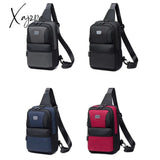 Xajzpa - Men Multifunction Chest Bag Fashion Shoulder Business Travel Messenger Pack Waterproof