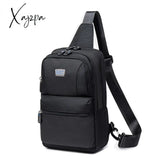 Xajzpa - Men Multifunction Chest Bag Fashion Shoulder Business Travel Messenger Pack Waterproof