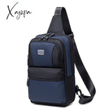 Xajzpa - Men Multifunction Chest Bag Fashion Shoulder Business Travel Messenger Pack Waterproof