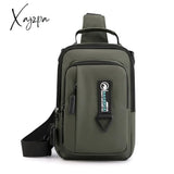Xajzpa - Men Nylon Backpack Rucksack Cross Body Shoulder Bags Military Travel Male Fashion