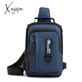 Xajzpa - Men Nylon Backpack Rucksack Cross Body Shoulder Bags Military Travel Male Fashion