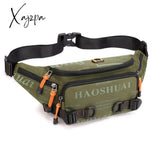 Xajzpa - Men Nylon Waist Pack Belt Bag Running Waterproof Multi-Purpose Travel Male Sling Chest