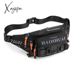 Xajzpa - Men Nylon Waist Pack Belt Bag Running Waterproof Multi-Purpose Travel Male Sling Chest