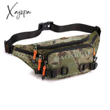 Xajzpa - Men Nylon Waist Pack Belt Bag Running Waterproof Multi-Purpose Travel Male Sling Chest