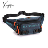 Xajzpa - Men Nylon Waist Pack Belt Bag Running Waterproof Multi-Purpose Travel Male Sling Chest