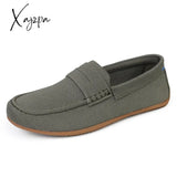 Xajzpa - Men Shoes Loafers Luxury Trendy 2023 Casual Slip On Formal Summer Moccasins Mesh Black