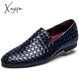 Xajzpa - Men Shoes Luxury Brand Moccasin Leather Casual Driving Oxfords Loafers Moccasins Italian
