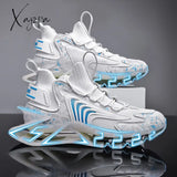 Xajzpa - Men Shoes Sneakers Male Mens Casual Shoes Tenis Luxury Trainer Race Breathable Fashion