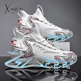 Xajzpa - Men Shoes Sneakers Male Mens Casual Shoes Tenis Luxury Trainer Race Breathable Fashion