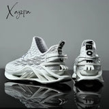 Xajzpa - Men Shoes Sneakers Male Mens Casual Shoes Tenis Luxury Trainer Race Breathable Fashion