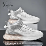 Xajzpa - Men Shoes Sneakers Male Mens Casual Shoes Tenis Luxury Trainer Race Breathable Fashion