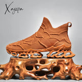 Xajzpa - Men Shoes Sneakers Male Mens Casual Shoes Tenis Luxury Trainer Race Breathable Fashion