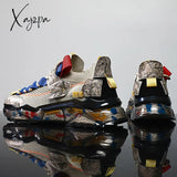 Xajzpa - Men Shoes Sneakers Male Mens Casual Shoes Tenis Luxury Trainer Race Breathable Fashion