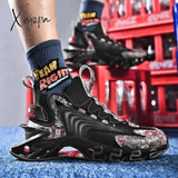 Xajzpa - Men Shoes Sneakers Male Mens Casual Shoes Tenis Luxury Trainer Race Breathable Fashion