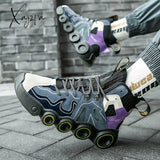 Xajzpa - Men Shoes Sneakers Male Mens Casual Shoes Tenis Luxury Trainer Race Breathable Fashion