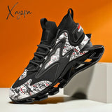 Xajzpa - Men Shoes Sneakers Male Mens Casual Shoes Tenis Luxury Trainer Race Breathable Fashion