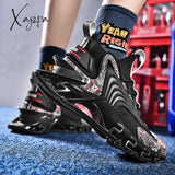 Xajzpa - Men Shoes Sneakers Male Mens Casual Shoes Tenis Luxury Trainer Race Breathable Fashion