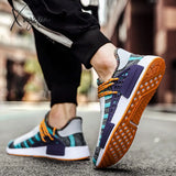 Xajzpa - Men Shoes Sneakers Male Mens Casual Shoes Tenis Luxury Trainer Race Breathable Fashion