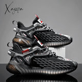 Xajzpa - Men Shoes Sneakers Male Mens Casual Shoes Tenis Luxury Trainer Race Breathable Fashion