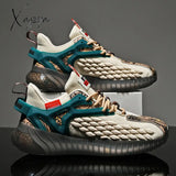 Xajzpa - Men Shoes Sneakers Male Mens Casual Shoes Tenis Luxury Trainer Race Breathable Fashion