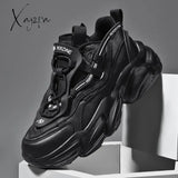 Xajzpa - Men Shoes Sneakers Male Mens Casual Shoes Tenis Luxury Trainer Race Breathable Fashion