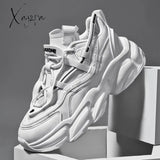 Xajzpa - Men Shoes Sneakers Male Mens Casual Shoes Tenis Luxury Trainer Race Breathable Fashion