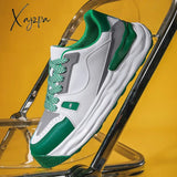 Xajzpa - Men Shoes Sneakers Male Mens Casual Shoes Tenis Luxury Trainer Race Breathable Fashion