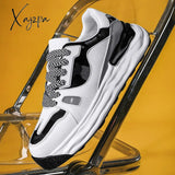 Xajzpa - Men Shoes Sneakers Male Mens Casual Shoes Tenis Luxury Trainer Race Breathable Fashion