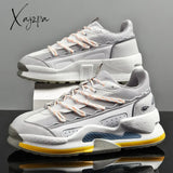 Xajzpa - Men Shoes Sneakers Male Mens Casual Shoes Tenis Luxury Trainer Race Breathable Fashion