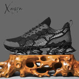 Xajzpa - Men Shoes Sneakers Male Tenis Luxury Designer Mens Casual Shoes Platform Fashion Blade