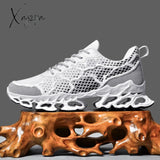 Xajzpa - Men Shoes Sneakers Male Tenis Luxury Designer Mens Casual Shoes Platform Fashion Blade