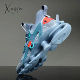 Xajzpa - Men Shoes Sneakers Male Tenis Luxury Mens Casual Shoes Trainer Race Breathable Fashion