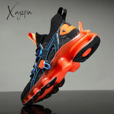 Xajzpa - Men Shoes Sneakers Male Tenis Luxury Mens Casual Shoes Trainer Race Breathable Fashion