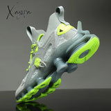 Xajzpa - Men Shoes Sneakers Male Tenis Luxury Mens Casual Shoes Trainer Race Breathable Fashion