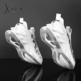 Xajzpa - Men Shoes Sneakers Male Tenis Luxury Mens Casual Shoes Trainer Race Breathable Fashion