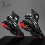 Xajzpa - Men Shoes Sneakers Male Tenis Luxury Mens Casual Shoes Trainer Race Breathable Fashion