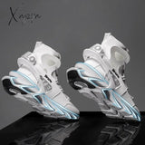 Xajzpa - Men Shoes Sneakers Male Tenis Luxury Mens Casual Shoes Trainer Race Breathable Fashion