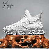 Xajzpa - Men Shoes Sneakers Male Tenis Luxury Mens Casual Shoes Trainer Race Breathable Fashion